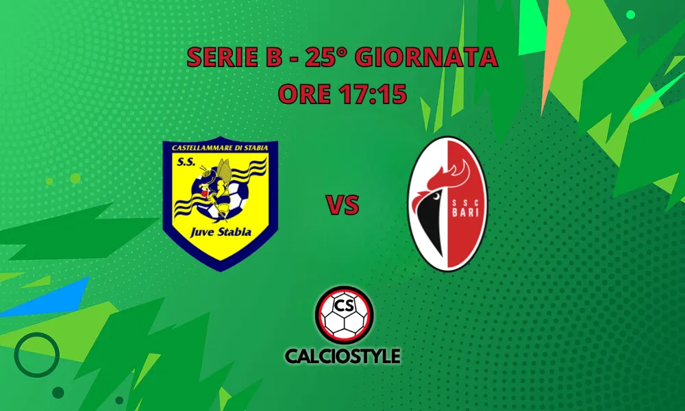 Juve Stabia-Bari: le probabili formazioni e dove vederla