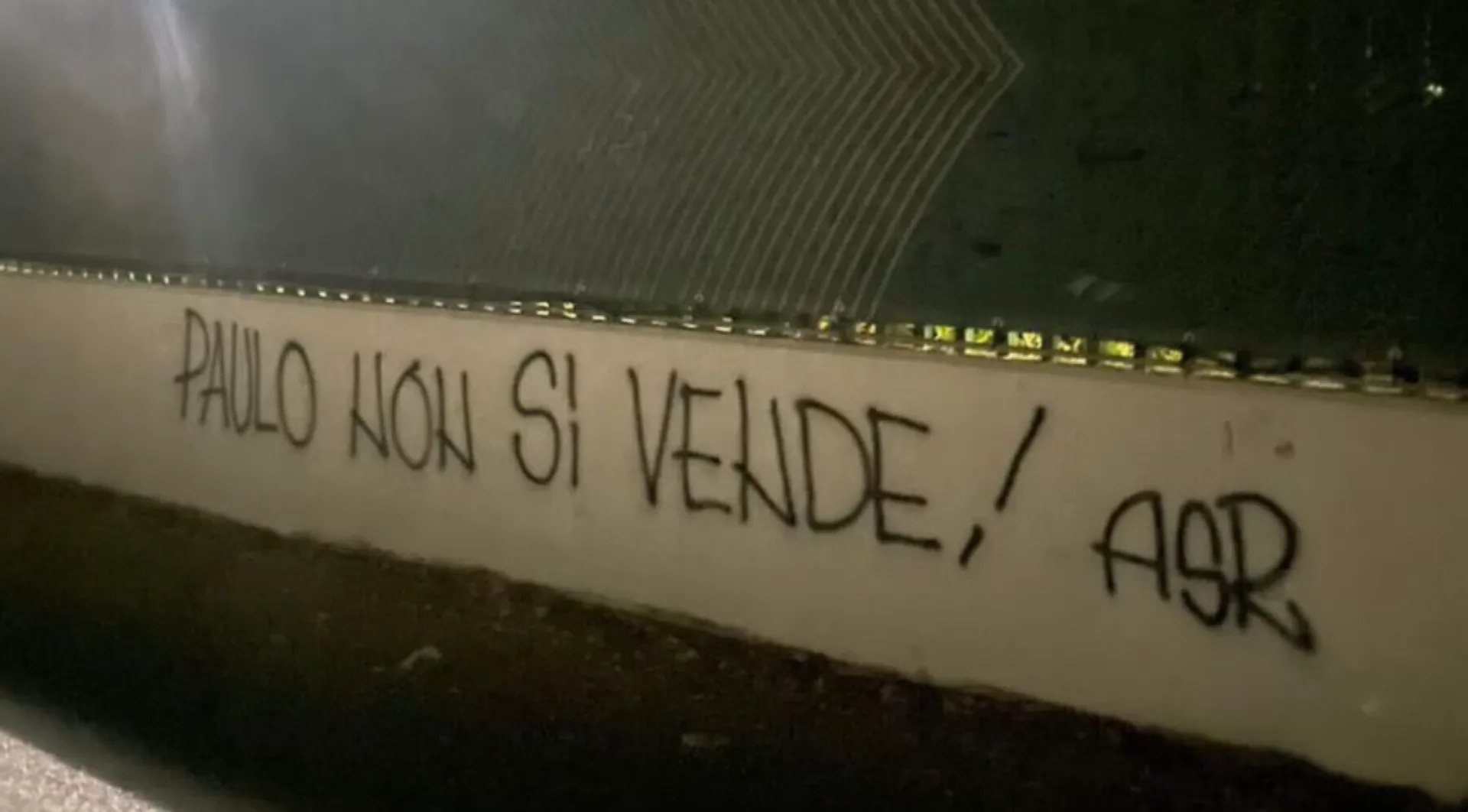 Roma, la scritta apparsa a Trigoria nelle ultime ore