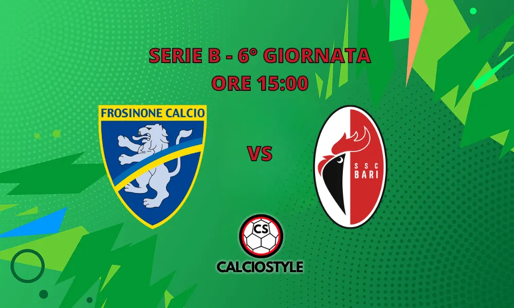 Frosinone-Bari, le probabili formazioni e dove vederla
