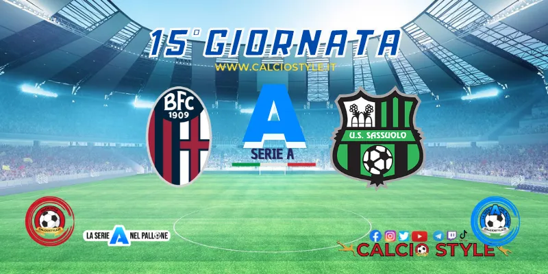 Bologna-Sassuolo, probabili formazioni e dove vederla