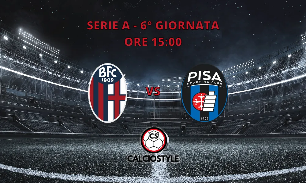 Bologna-Pisa, le formazioni ufficiali: la scelta tra i pali di Italiano
