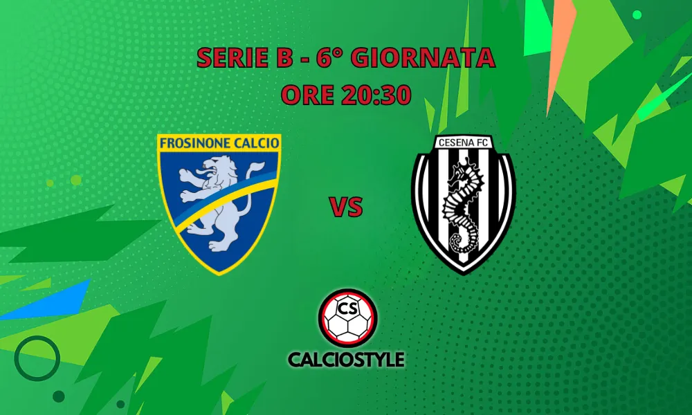 Frosinone-Cesena: probabili formazioni e dove vederla