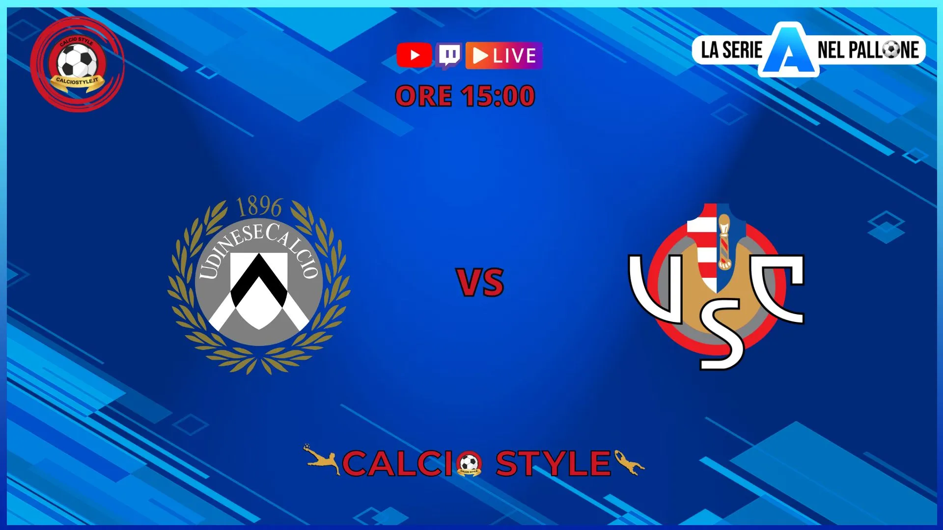 Udinese - Cremonese, le scelte ufficiali
