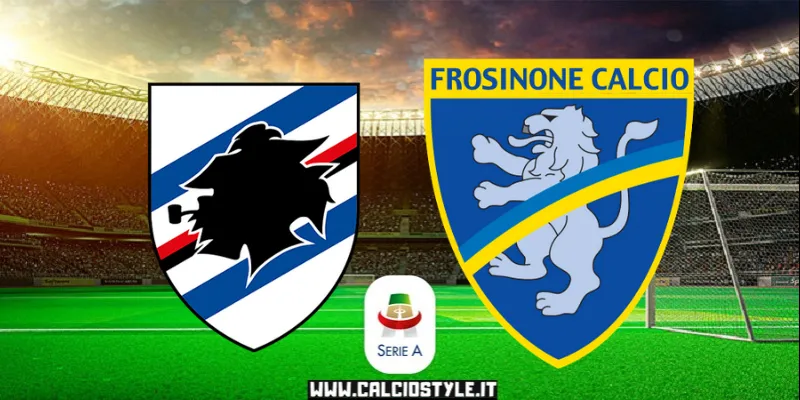 Sampdoria - Frosinone:  probabili formazioni e dove vederla