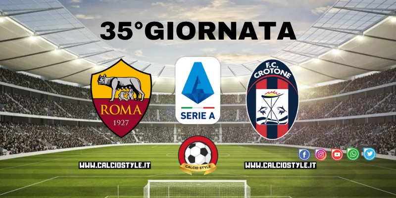 Roma-Crotone: probabili formazioni e dove vederla