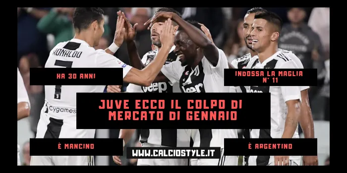 Juventus: ecco il colpo per il mercato di Gennaio