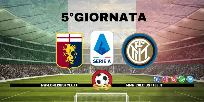 Genoa-Inter: probabili formazioni e dove vederla