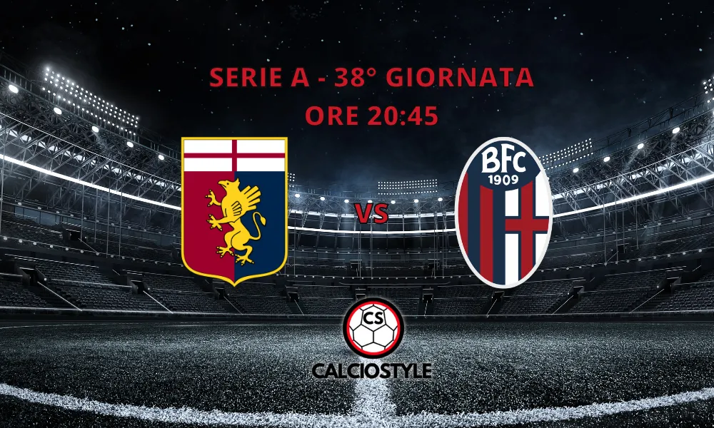 Genoa-Bologna, probabili formazioni e dove vederla