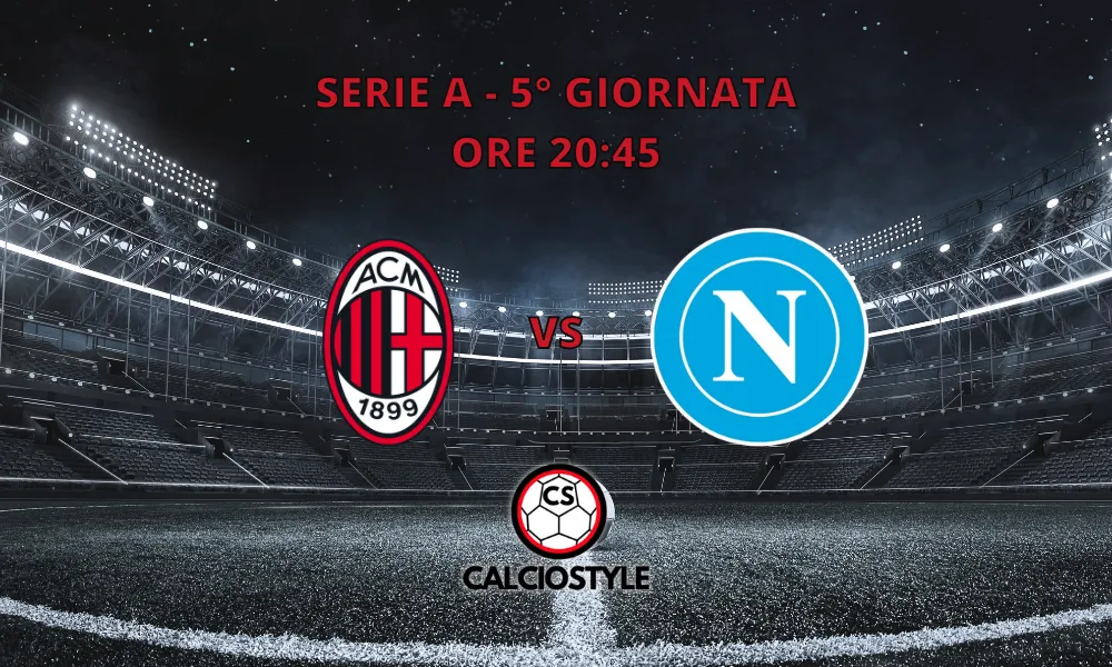 Milan-Napoli, probabili formazioni e dove vederla