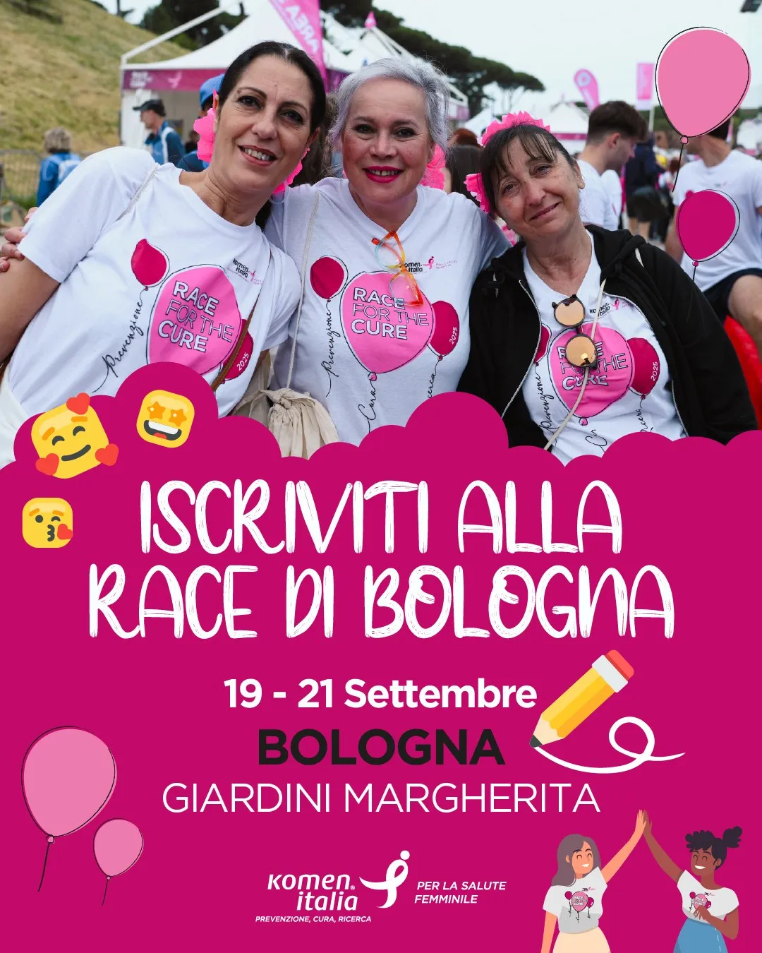 Bologna: la Race For the Cure fa tappa in Emilia-Romagna