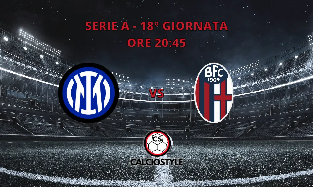 Inter-Bologna, le formazioni ufficiali