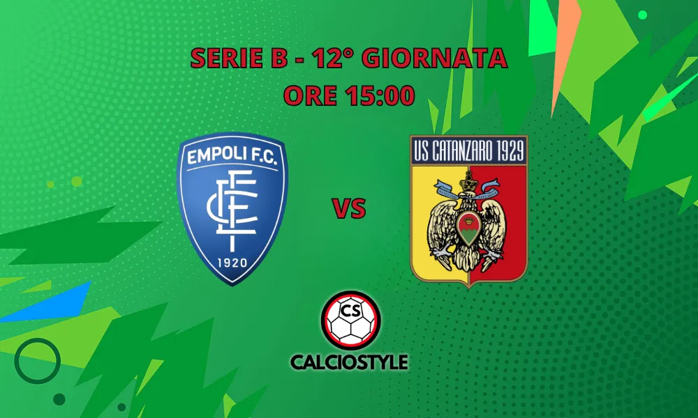 Empoli-Catanzaro, probabili formazioni e dove vederla