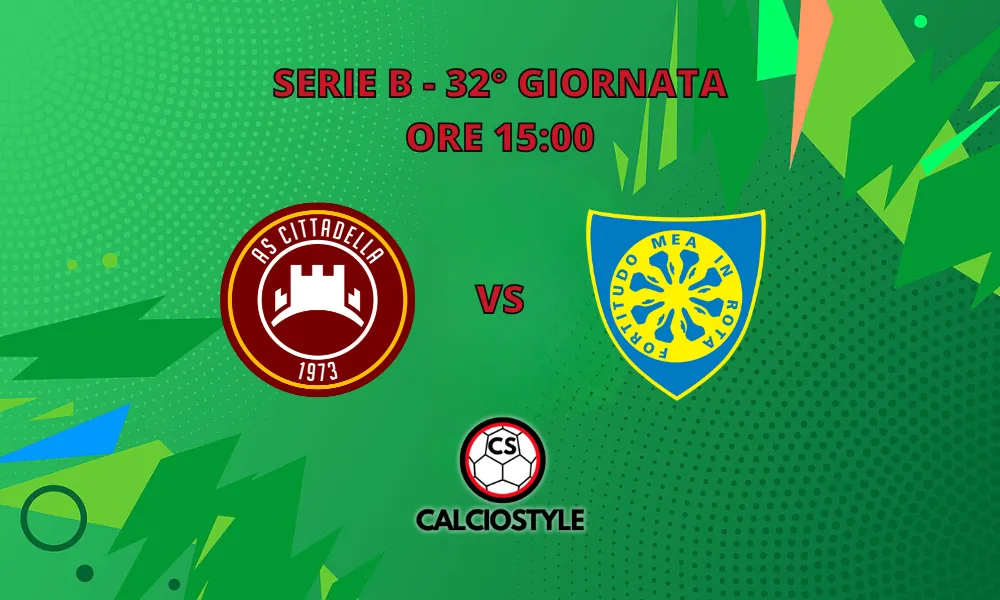 Cittadella-Carrarese: probabili formazioni e dove vederla
