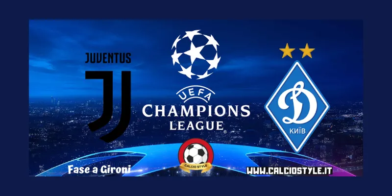 Juventus Dinamo Kiev; probabili formazioni e dove vederla