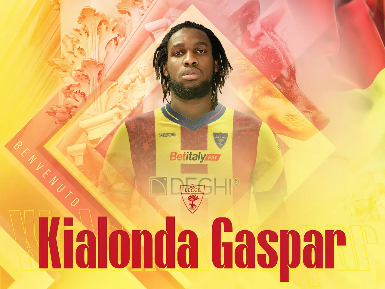 Lecce preso il difensore Kialonda Gaspar