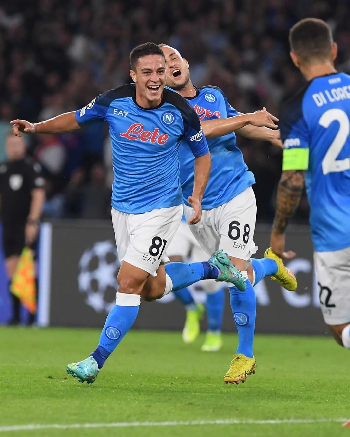 Raspadori del Napoli