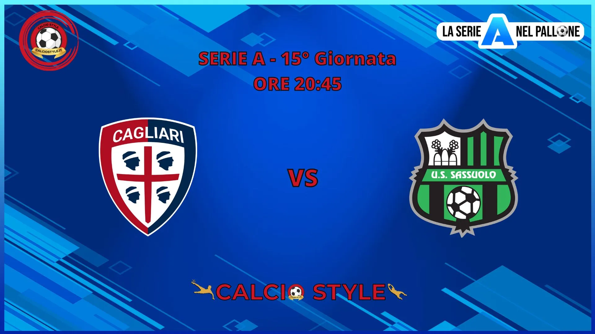 Cagliari Sassuolo: le pagelle di CalcioStyle