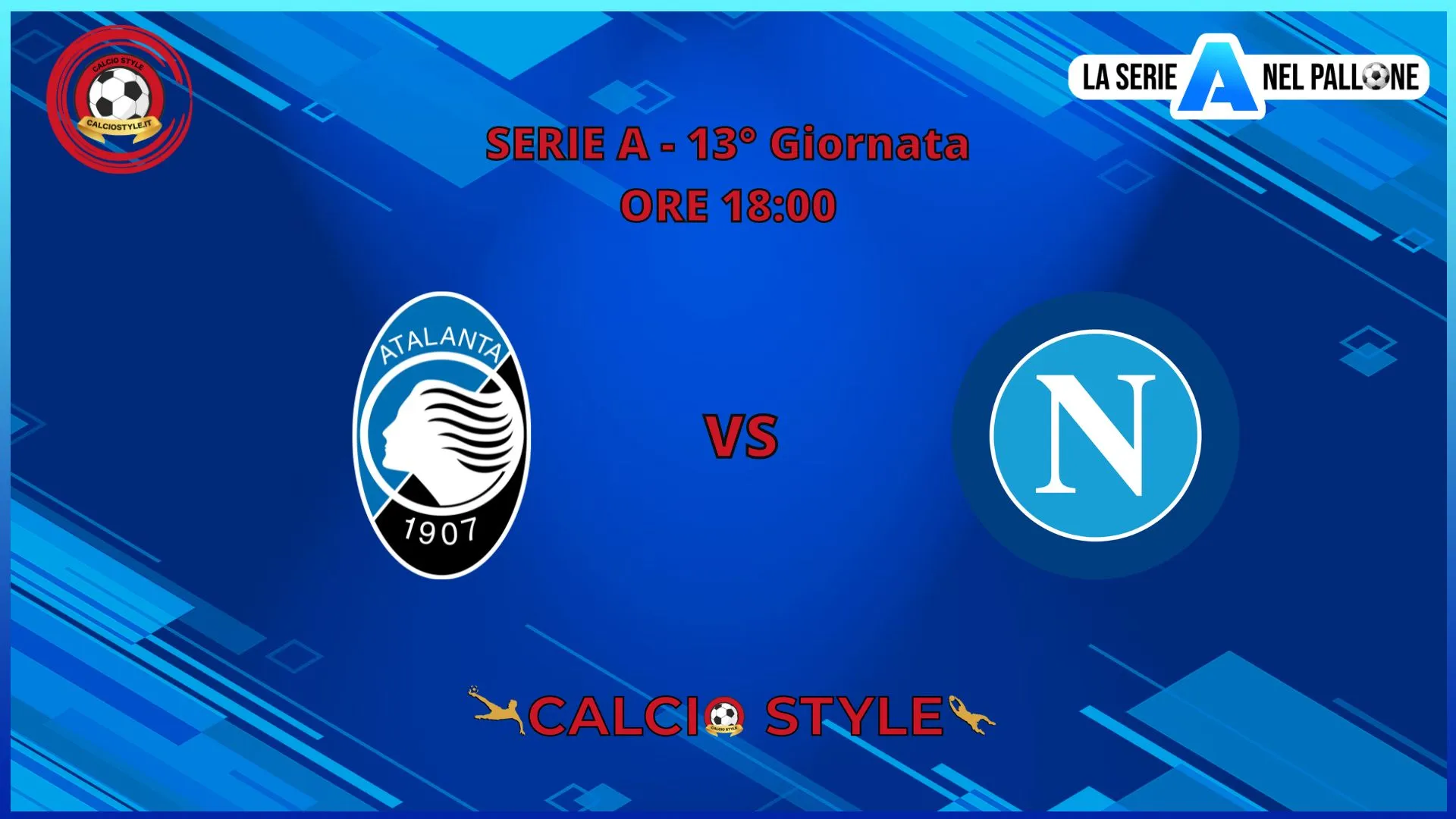 Atalanta - Napoli: le formazioni ufficiali