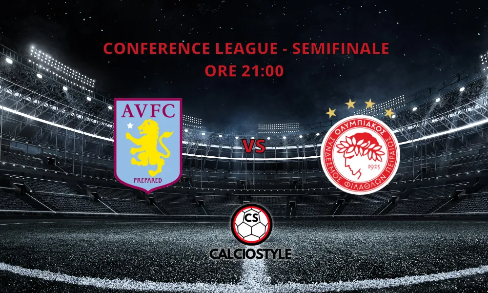 Aston Villa-Olympiakos, le formazioni ufficiali