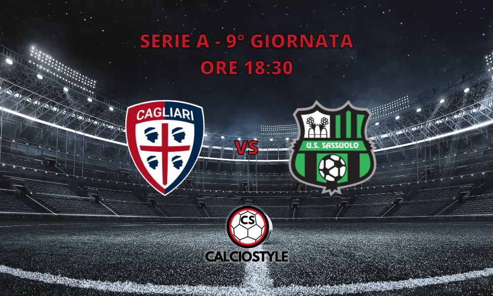 Cagliari-Sassuolo, formazioni ufficiali: c'è Laurienté