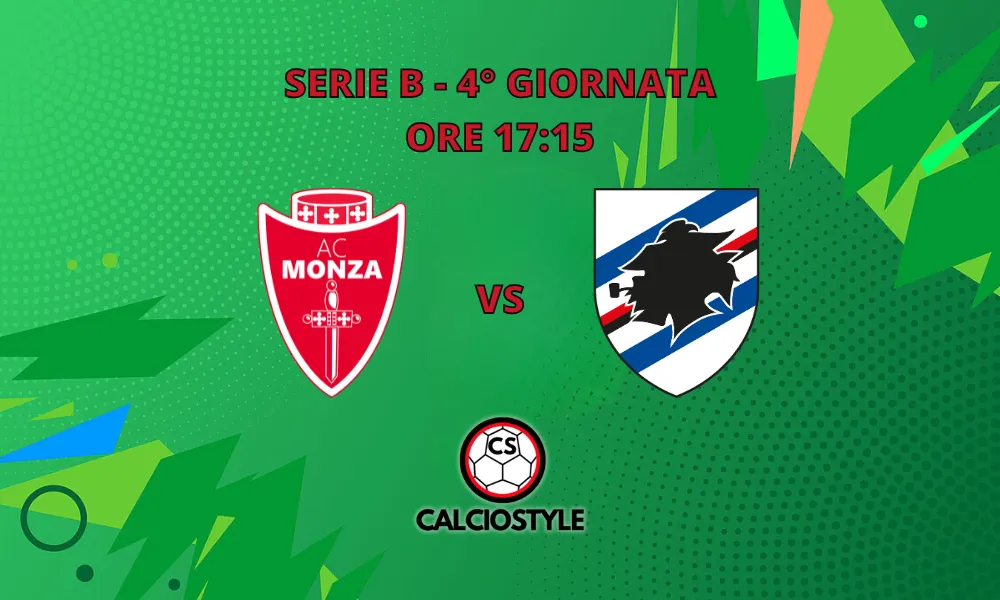 Monza-Sampdoria, probabili formazioni e dove vederla