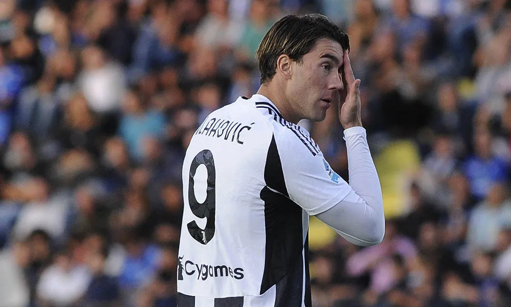Juventus, crack Vlahovic: infortunio con la Serbia e Milan a rischio