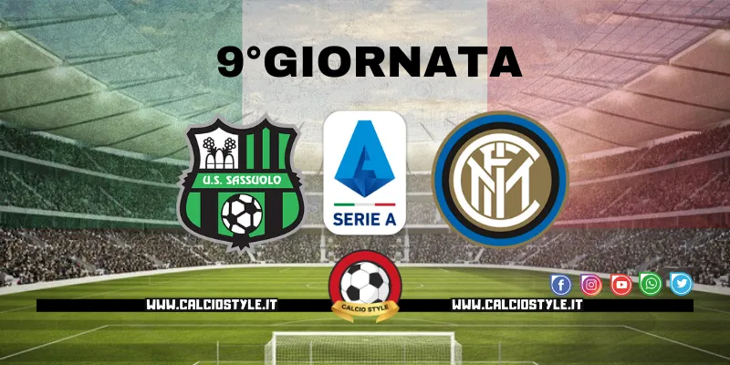 Sassuolo-Inter: probabili formazioni e dove vederla