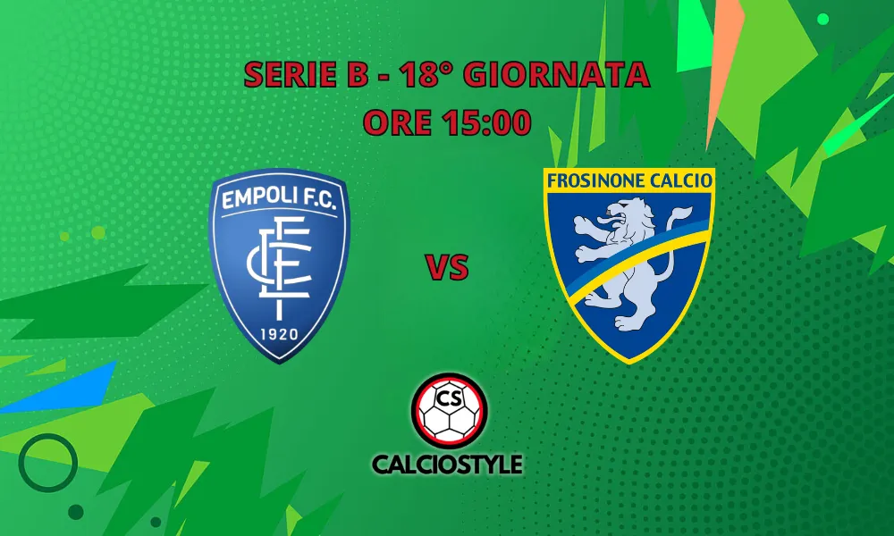 Empoli-Frosinone, probabili formazioni e dove vederla