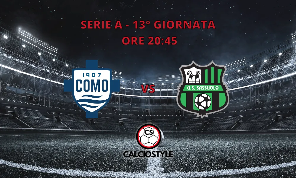 Como-Sassuolo 2-0, Douvikas e Moreno stendono Grosso