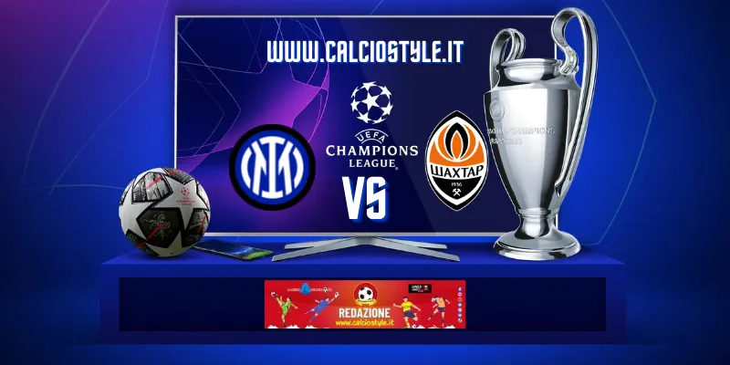 Inter-Shakhtar Donetsk: le probabili formazioni e dove vederla