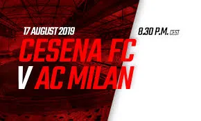Milan: amichevole col Cesena