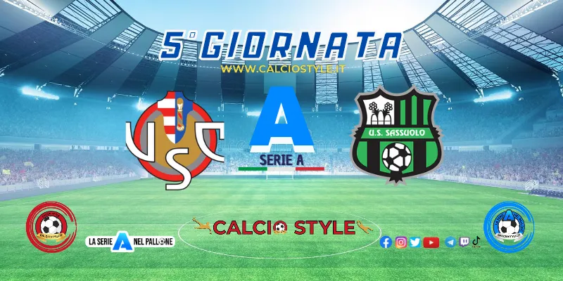 Cremonese-Sassuolo, probabili formazioni e dove vederla