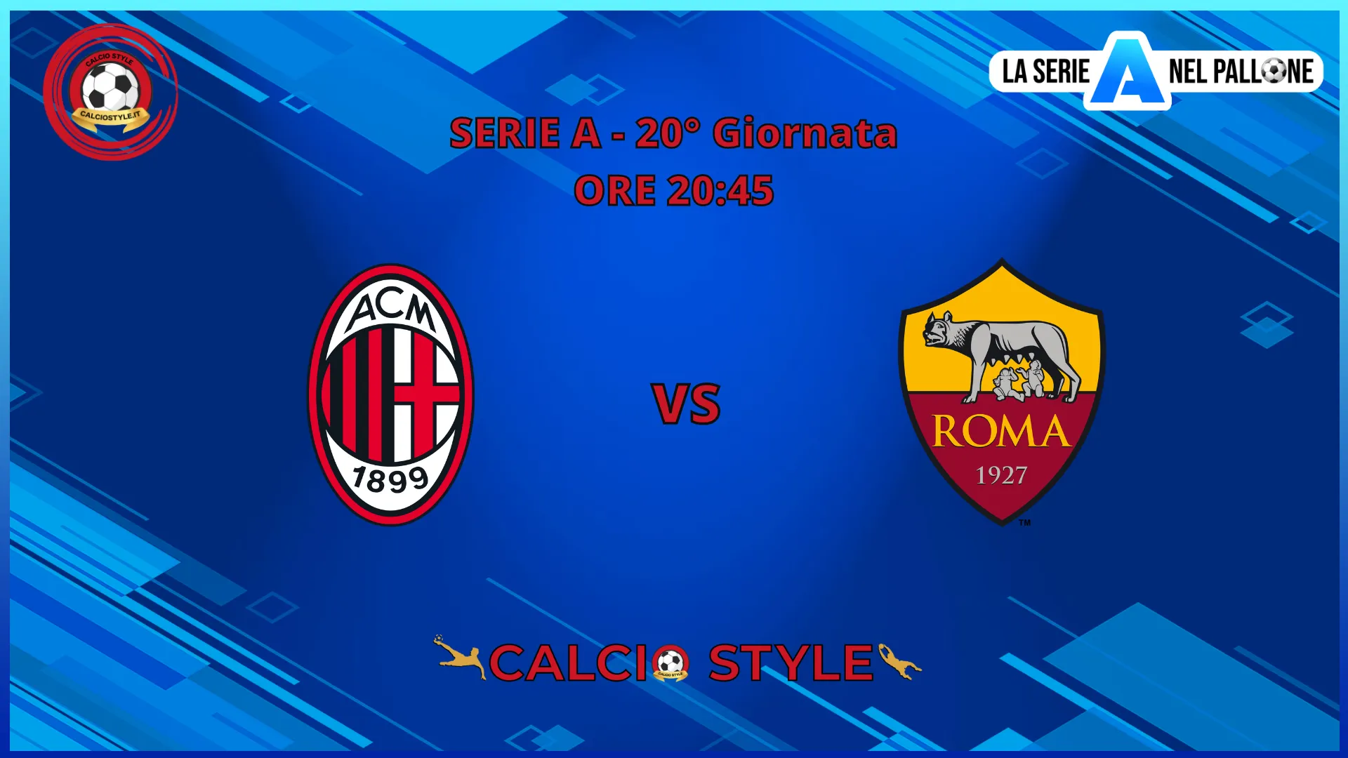 Milan - Roma: probabili formazioni e dove vederla