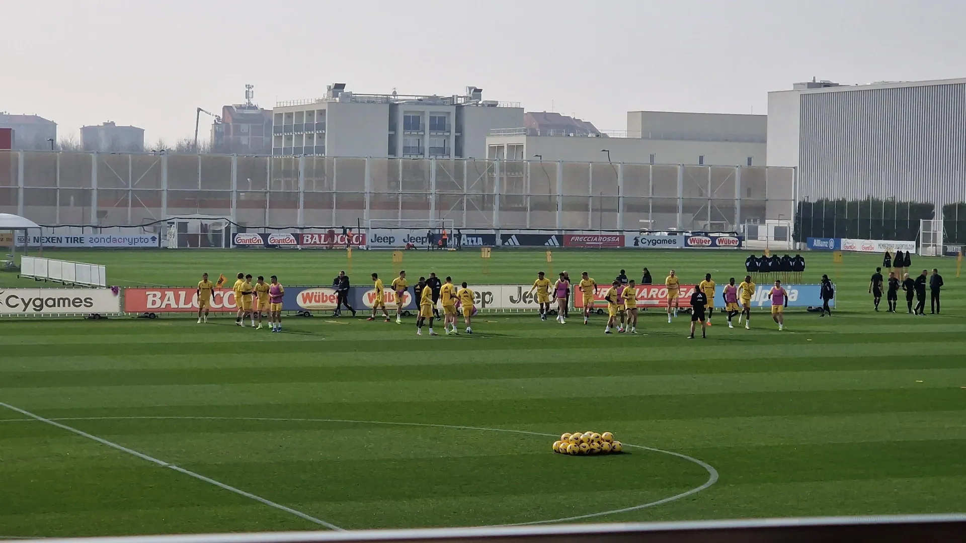Juventus: allenamento in vista del Cagliari