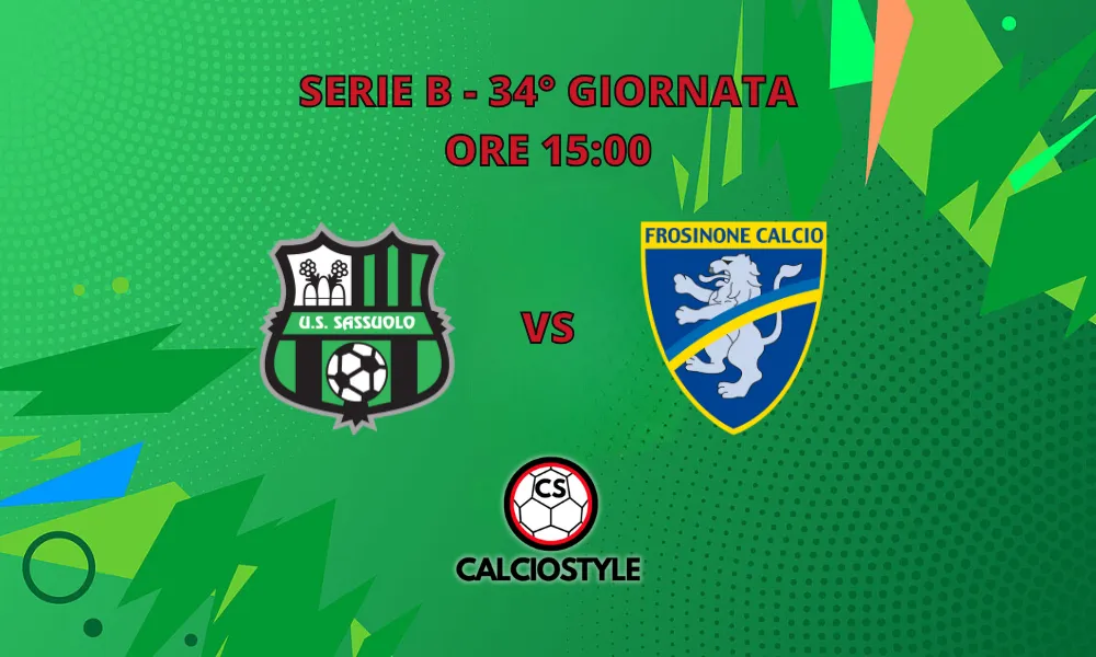 Sassuolo-Frosinone: probabili formazioni e dove vederla