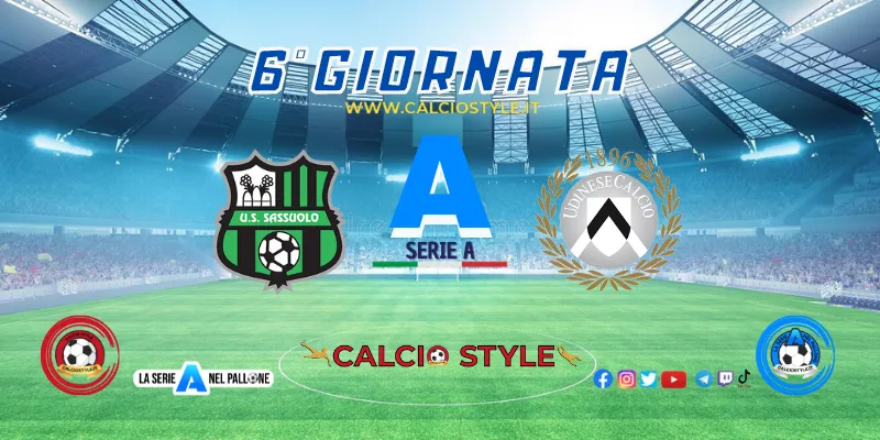 Sassuolo-Udinese: probabili formazioni e dove vederla