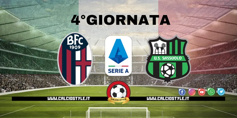Bologna-Sassuolo: probabili formazioni e dove vederla