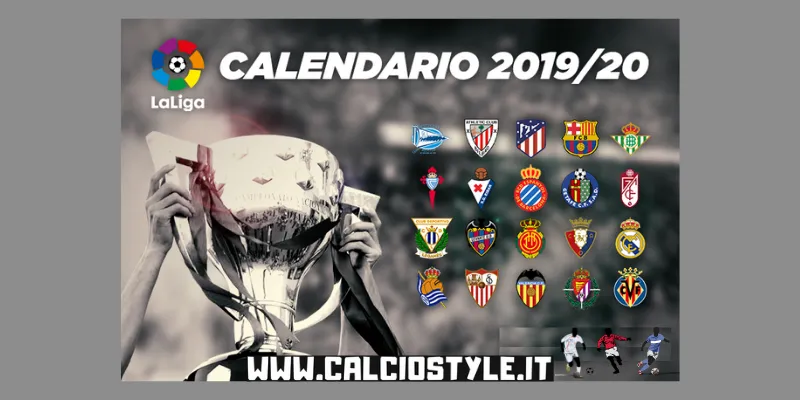 Liga 2019/20, ecco il calendario