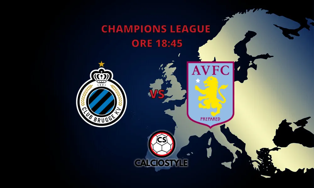 Club Brugge-Aston Villa, le probabili formazioni e dove vederla