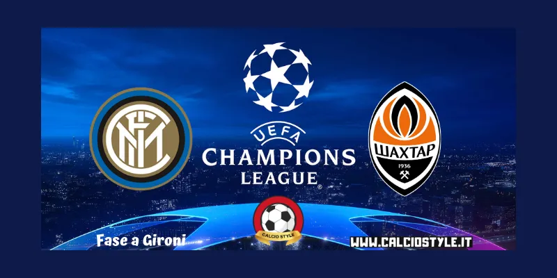 Inter-Shakhtar Donetsk: probabili formazioni e dove vederla