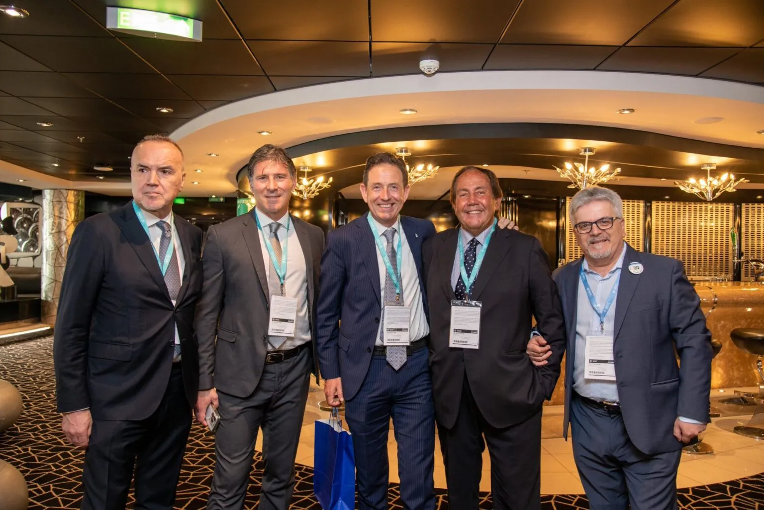 Chicco Evani in splendida forma a bordo MSC Divina