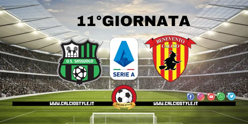 Sassuolo-Benevento: probabili formazioni e dove vederla