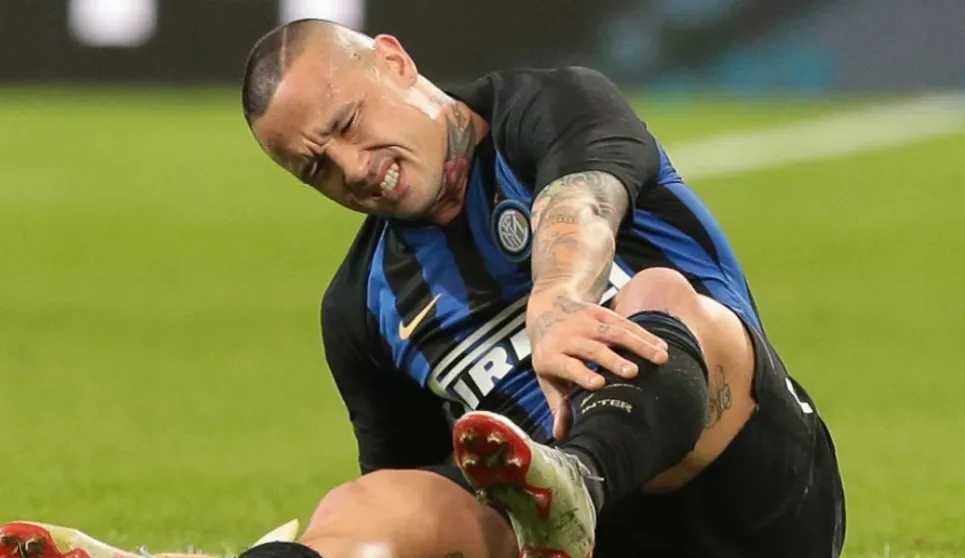 Infortunio Nainggolan: uscito contro il Tottenham