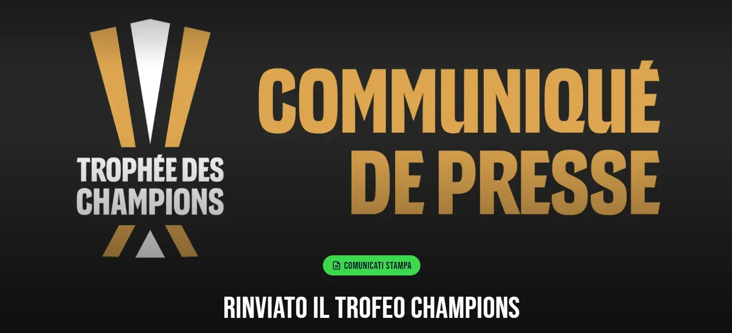 Caos Ligue 1, salta la Supercoppa Francese: i motivi