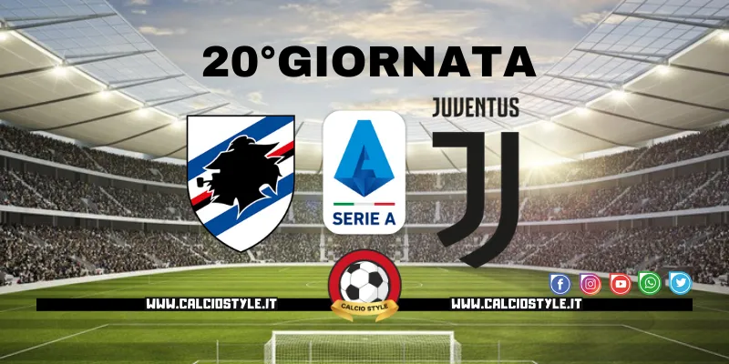 Sampdoria Juventus: probabili formazioni e dove vederla