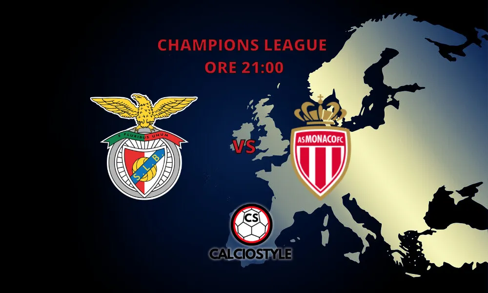 Benfica-Monaco, probabili formazioni e dove vederla