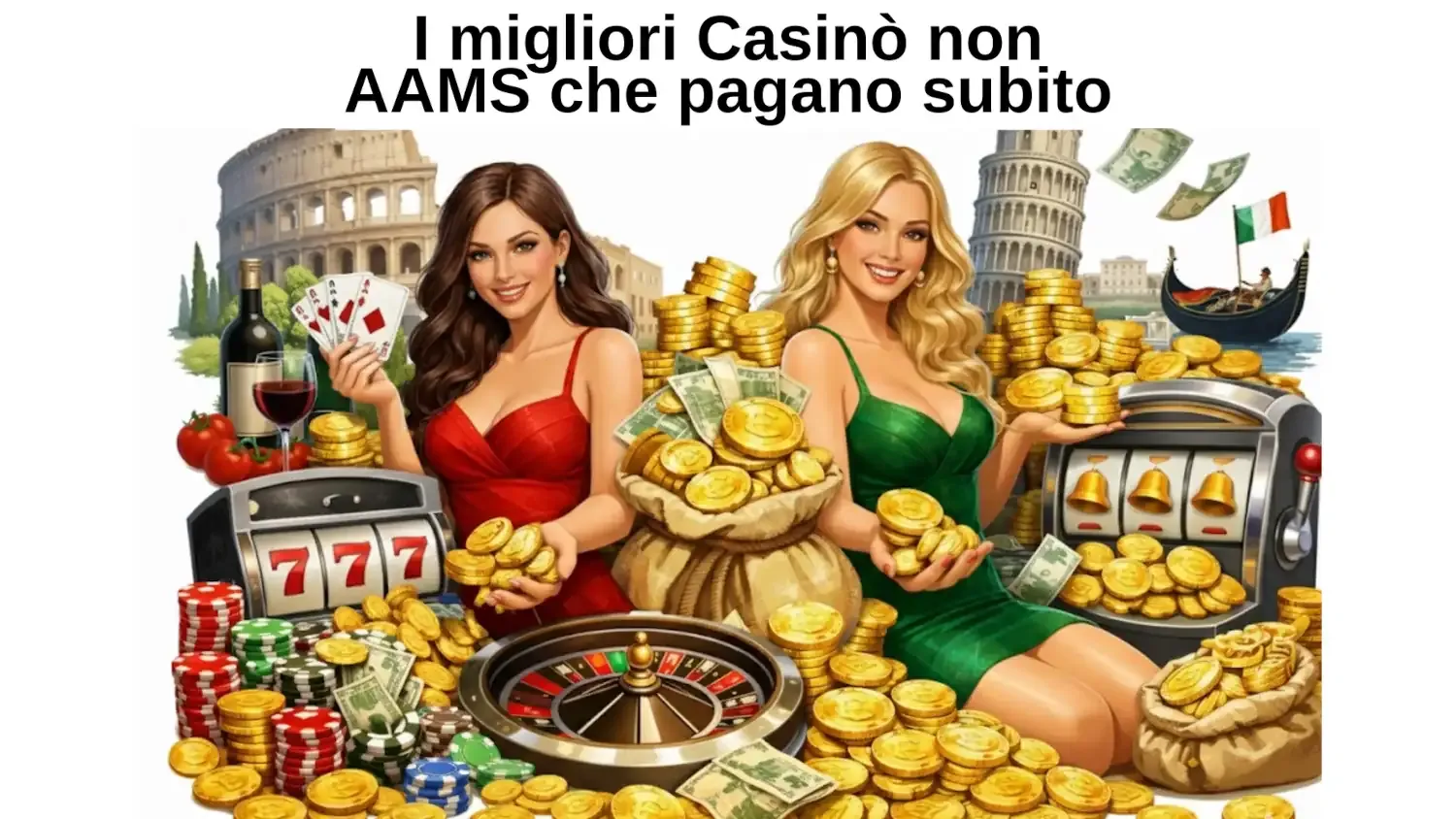 I Migliori Casinò non AAMS che Pagano Subito - Lista dei Casino Con Prelievo Immediato 2026 a Settembre 2026