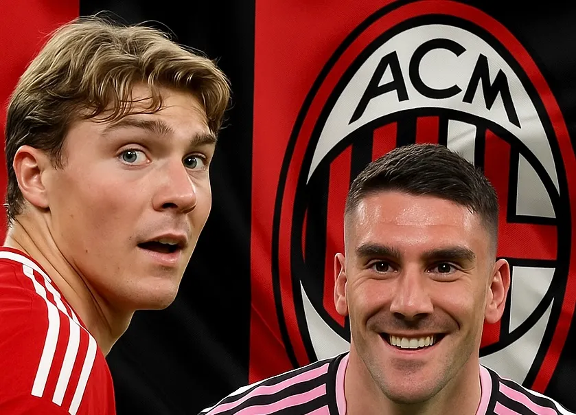 Milan, Vlahovic e Hojlund insieme? Spunta fuori una voce clamorosa