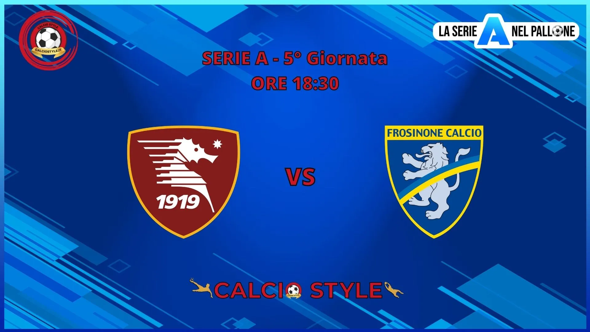 Salernitana-Frosinone, le formazioni ufficiali: