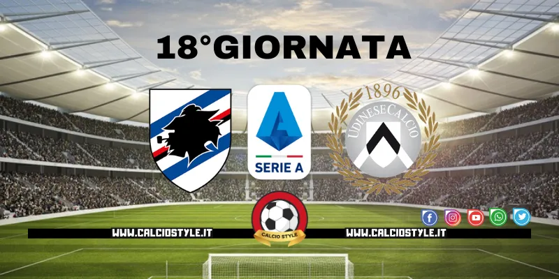 Sampdoria-Udinese: probabili formazioni e dove vederla
